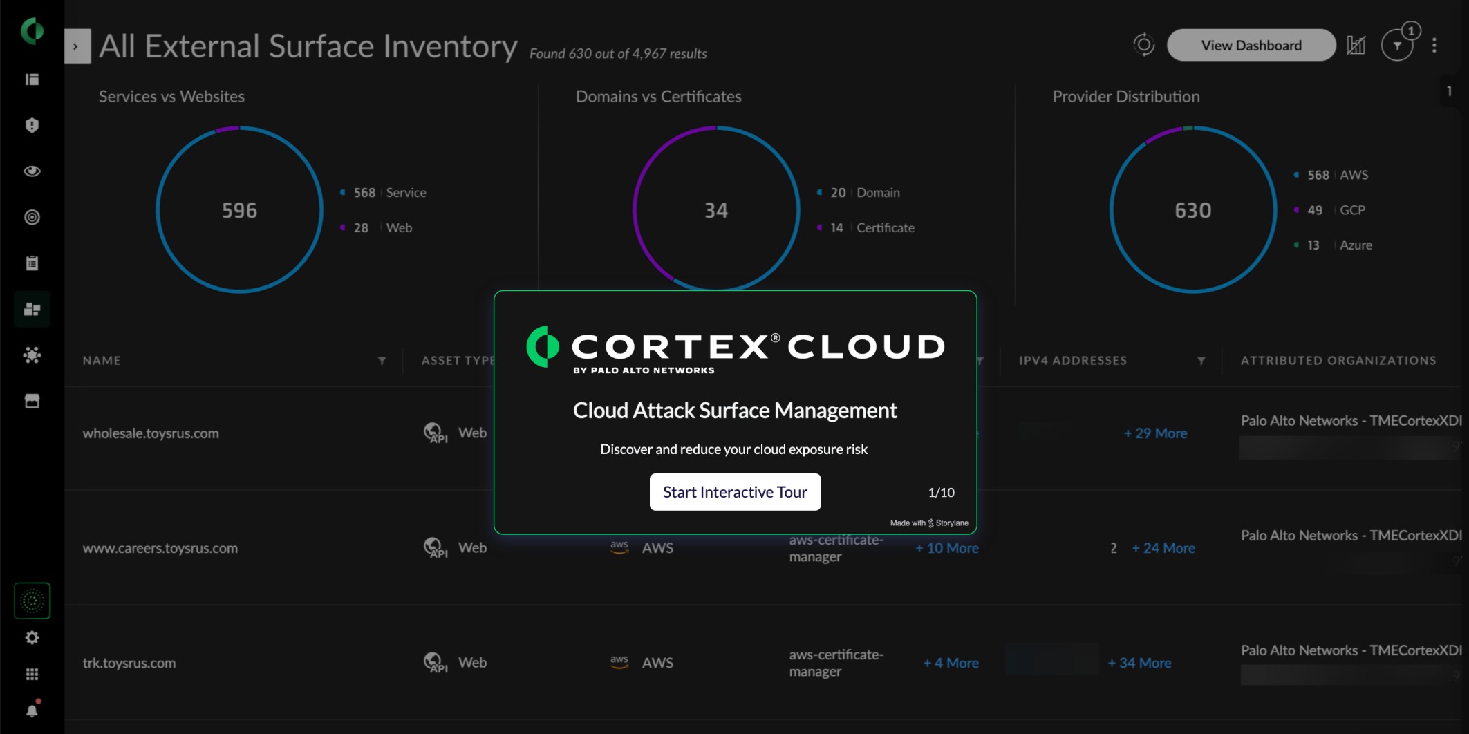 Cloud Attack Surface Management Product Tour