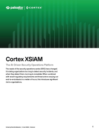 Cortex XSIAM Datasheet
