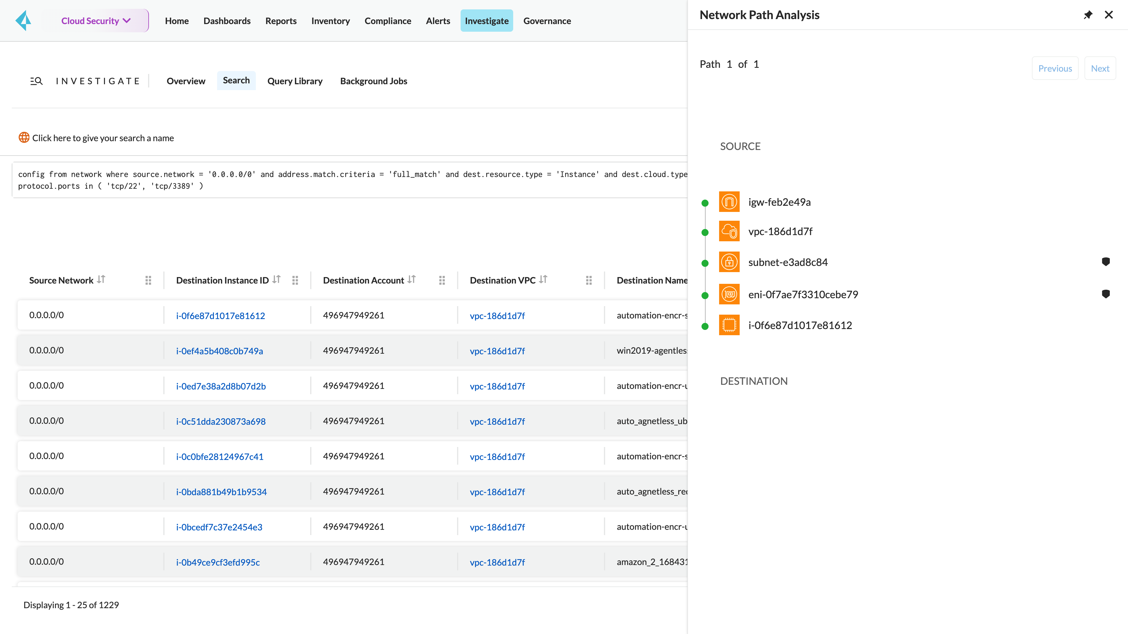 Cloud Network Security Back